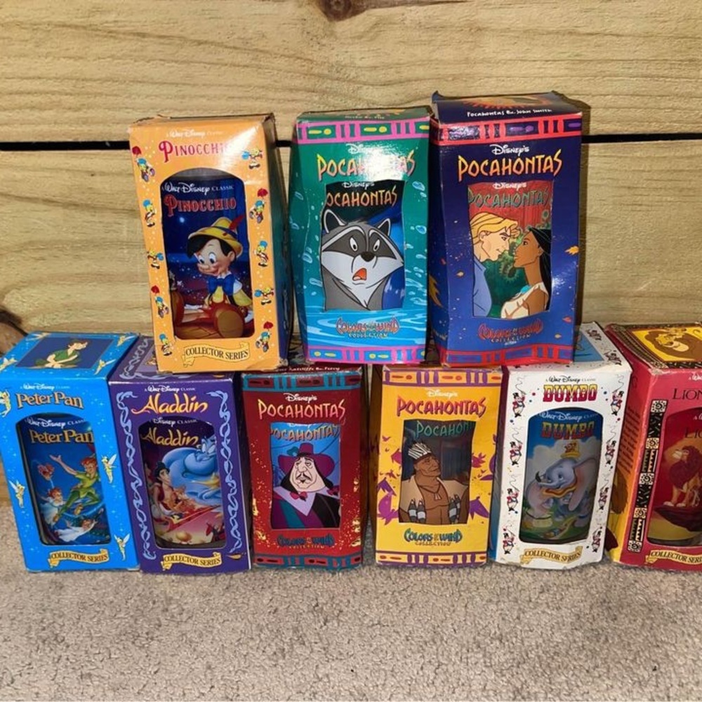 Walt Disney - Burger King Vintage Cups